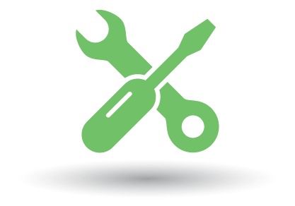 icon of screwdriver and wrench